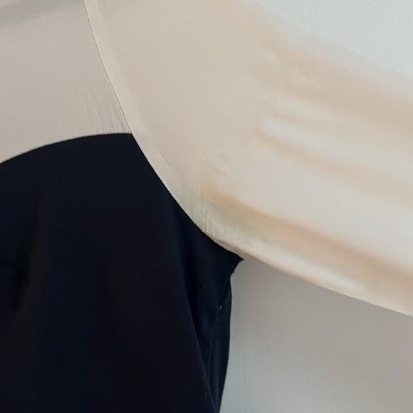 Sandro Paris Navy Dress with White shirt detail - Picture 8 of 10